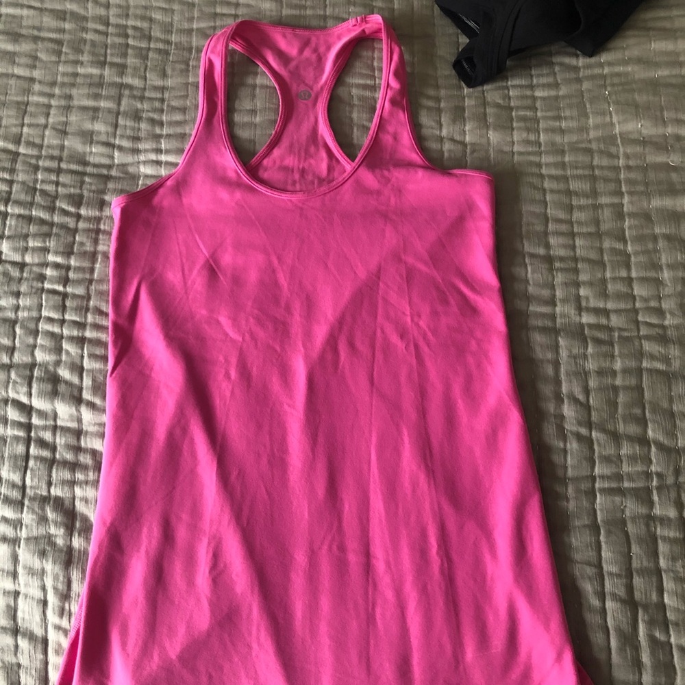Pink lulu tank